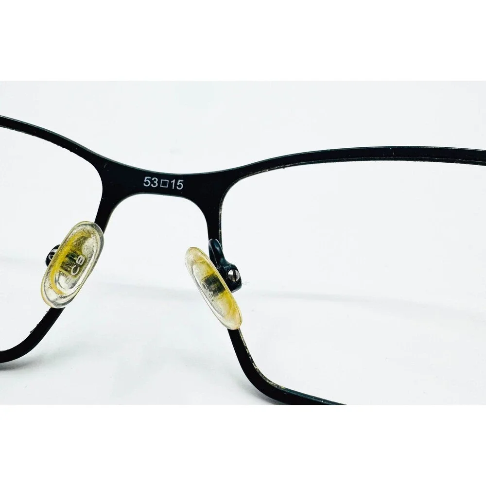 BCBGMAXAZRIA Eyeglasses Womens Teal Katia Rectangular Frame 53-15-135